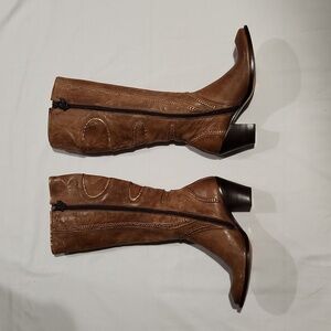 Siren By Mark Nason Leather Tall Boots